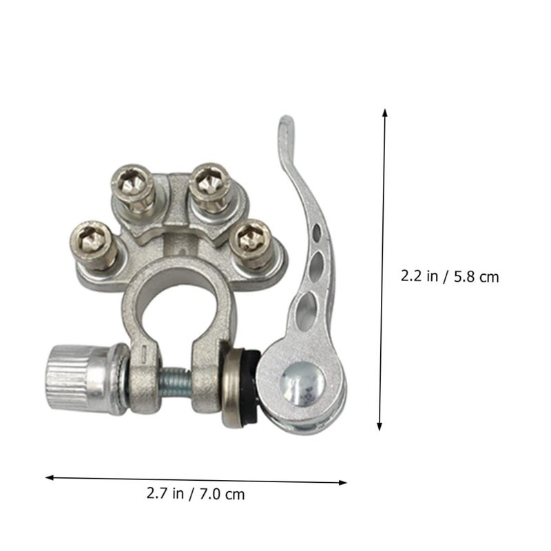 1 Pair Quick Release Car Battery Terminal Connector Clamp Easy Install Fit For Sae Jis Type - Image 3