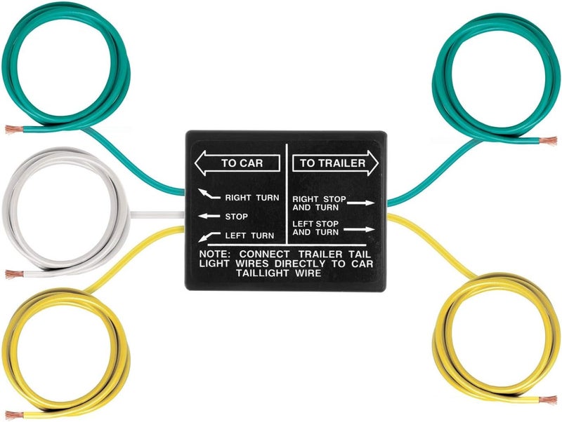 Curt 58240 Non-Powered 3-to-2-Wire Splice-in Tail Light Converter, Not Compatible with LED Lights - Image 3