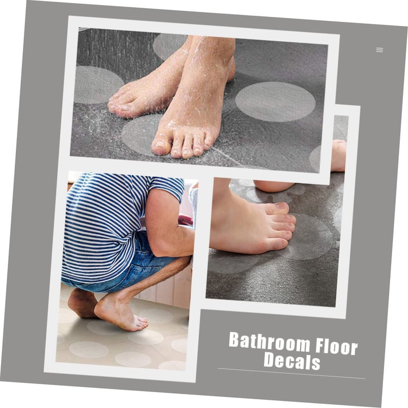 PEVA Non Slip Bath Stickers 12 Piece Set for Shower Bathtub and Stairs Safety - Image 4