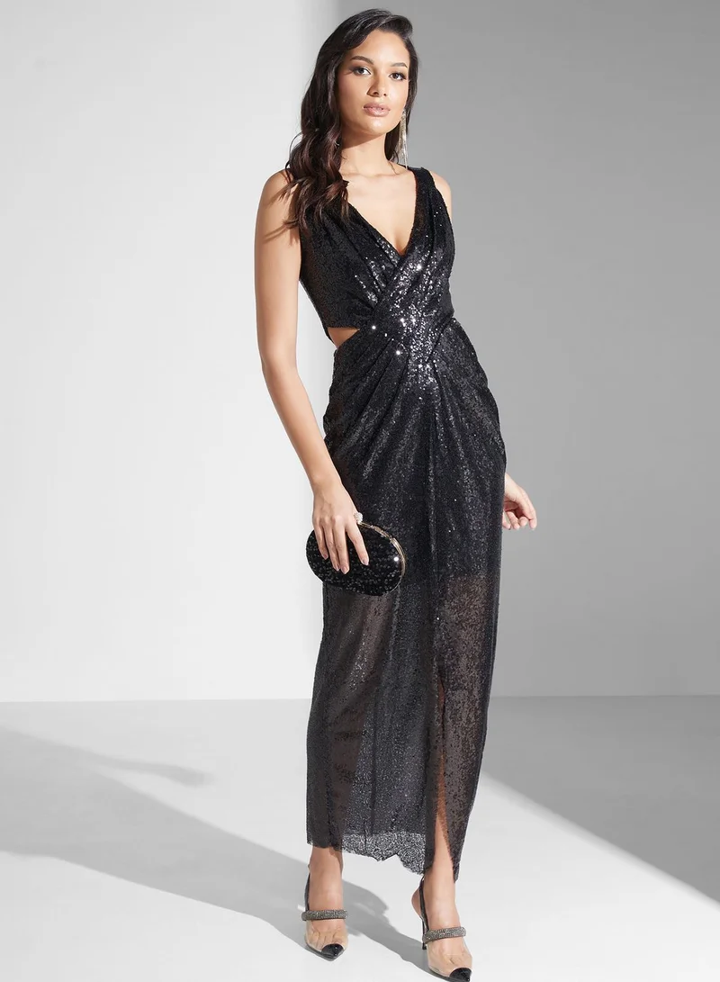 Ella Limited Edition Sequin Cutout Dress