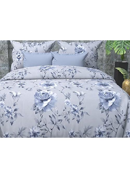 Laying Style Laying StyleSoft Microfiber Printed Double DuvetQuiltRazaiComforter Cover 90x 100 Inches Multicolor  - Image 2