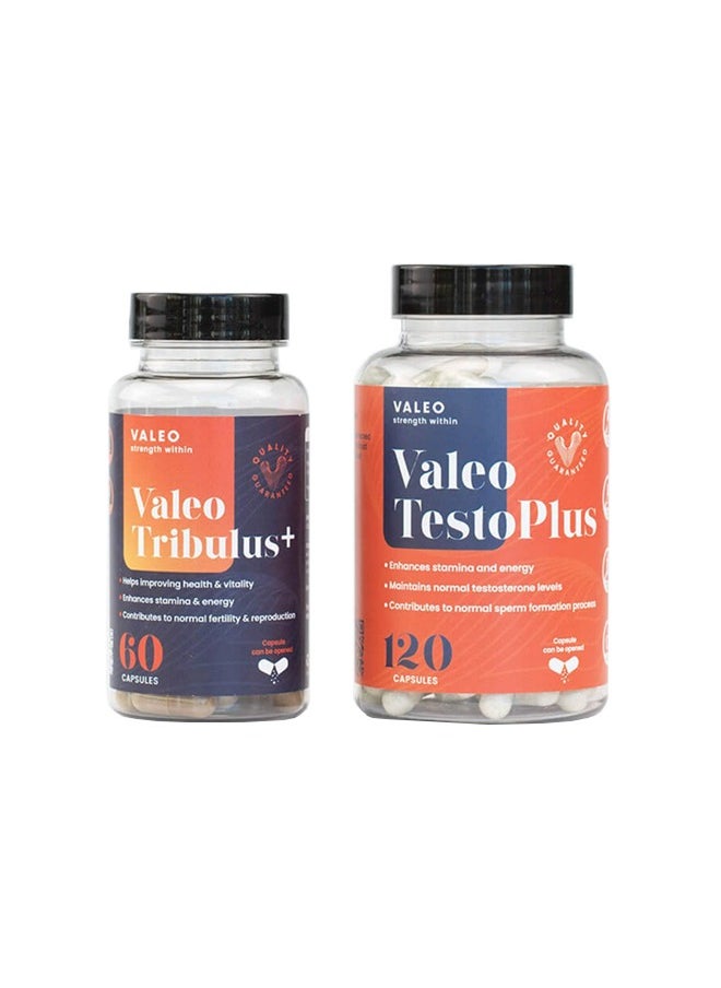VALEO Testo Plus Capsules And Tribulus+ Capsules  - Image 1
