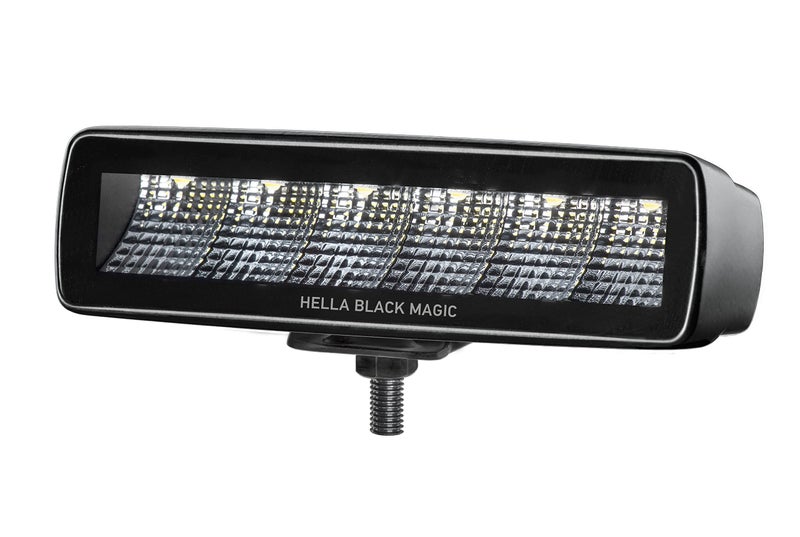 Hella 1FB 358 176-201 LED Headlight - Black Magic Mini Lightbar 6.2 Inches - 12/24 V - Mounting - Cable: 800 mm - Connector: Open Cable Ends - Image 1