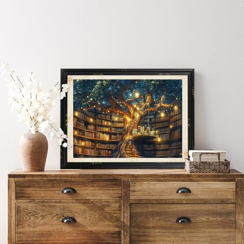 Mandun Paint by Numbers Kit for Adults, Tree Paint by Numbers, Crafts for Adults for Wall Art Gifts 16x20 Inch - Image 2