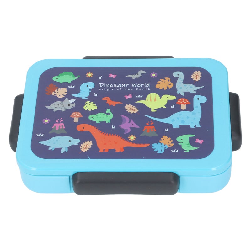 Kids Lunch Box, 3-Compartment Portable Bento Box - Microwave Safe Cute Design With Utensil for School, Parks and Busy Parents - Image 2