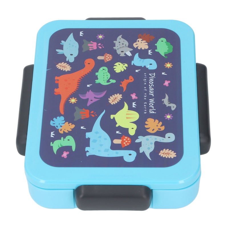 Kids Lunch Box, 3-Compartment Portable Bento Box - Microwave Safe Cute Design With Utensil for School, Parks and Busy Parents - Image 5