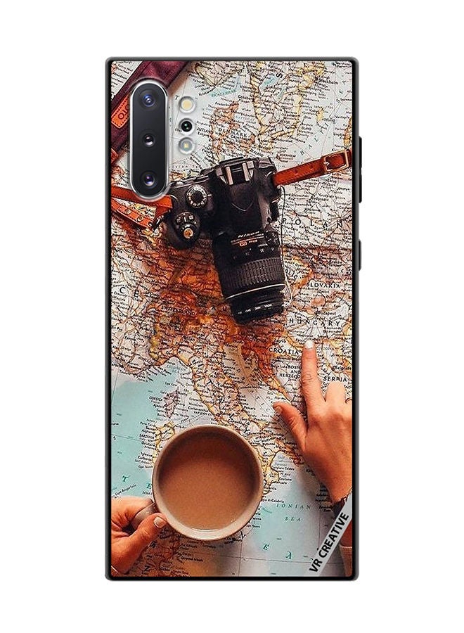 VR CREATIVE Protective Case Cover For Samsung Galaxy Note10 Plus 5G Planning Next Adventure Design Multicolour - Image 1