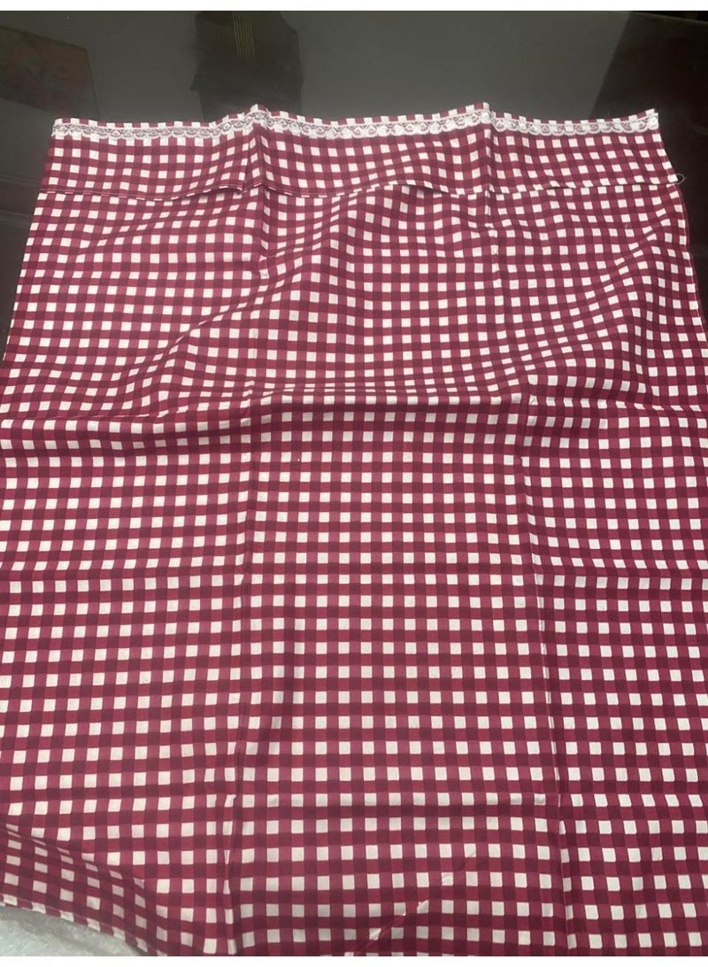 Kitchen Sink Curtain Red - Image 3