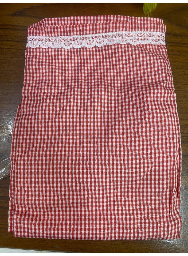 Kitchen Sink Curtain Red - Image 2