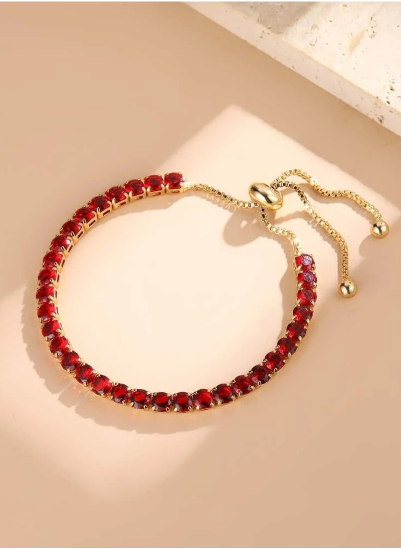 sixtyfour Stylish Zirconia Bracelet With Trendy Color For Women  - Image 1