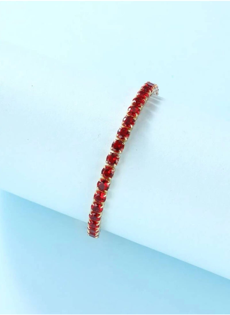 sixtyfour Stylish Zirconia Bracelet With Trendy Color For Women  - Image 3