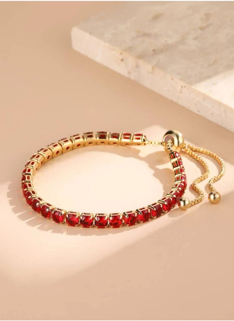 sixtyfour Stylish Zirconia Bracelet With Trendy Color For Women  - Image 2