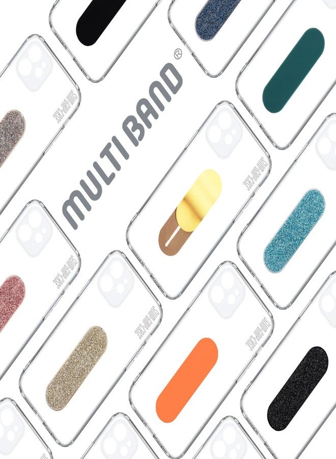 Multi Band قبضة هاتف متعددة النطاقات الأصلية، حزام يد آمن، حلقة إصبع أنيقة وعصرية لالتقاط السيلفي، قاعدة هاتف متوافقة مع معظم الهواتف الذكية - Image 5