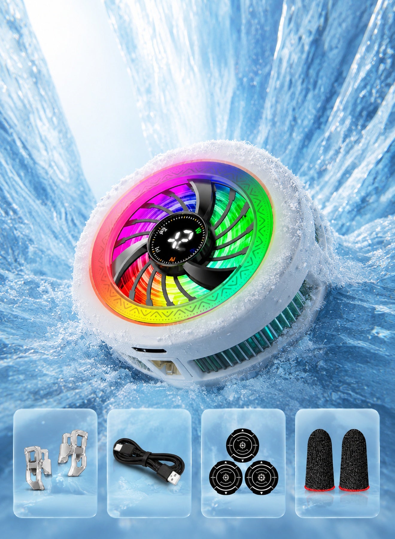 SJet Sjet Magnetic Phone Cooler Gaming Phone Cooling Fan