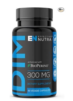 Effective Nutra EFFECTIVE NUTRA DIM 300mg+BioPerine 60 CAPS 