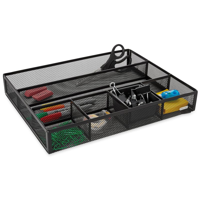 Rolodex Mesh Collection Drawer Organizer Black (22131) - Image 3