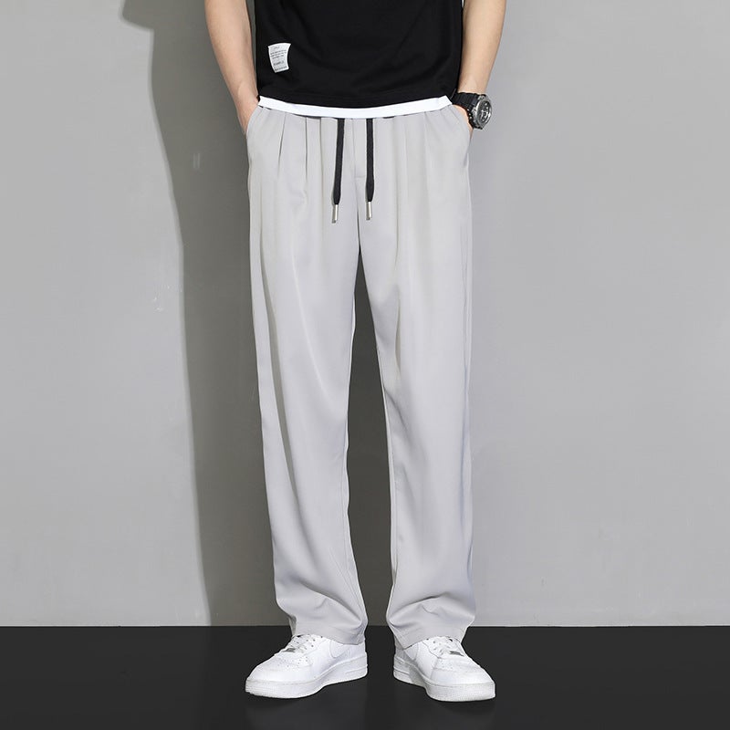 Cooling Ice Silk Mens Casual Pants Three-Point Shorts - Image 3