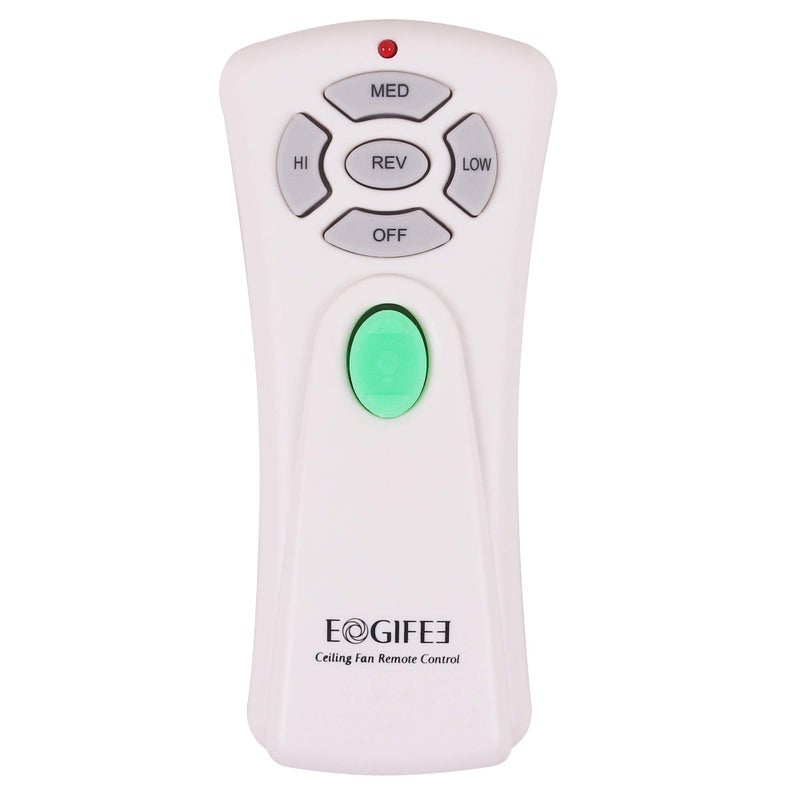 Eogifee Ceiling Fan Remote Control with Reverse Light Dimmer 3 Speed Adjustable Control of Replacement of Hampton Bay CHQ7080T UC7080T Remote Control Only Remote