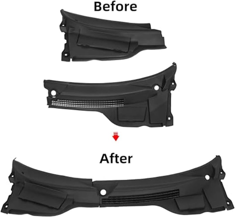 Wivplex Windshield Wiper Cowl Cover Panel for MINI Cooper R55 R56 R57 (2007-2015) - Durable Replacement Trim - Image 5