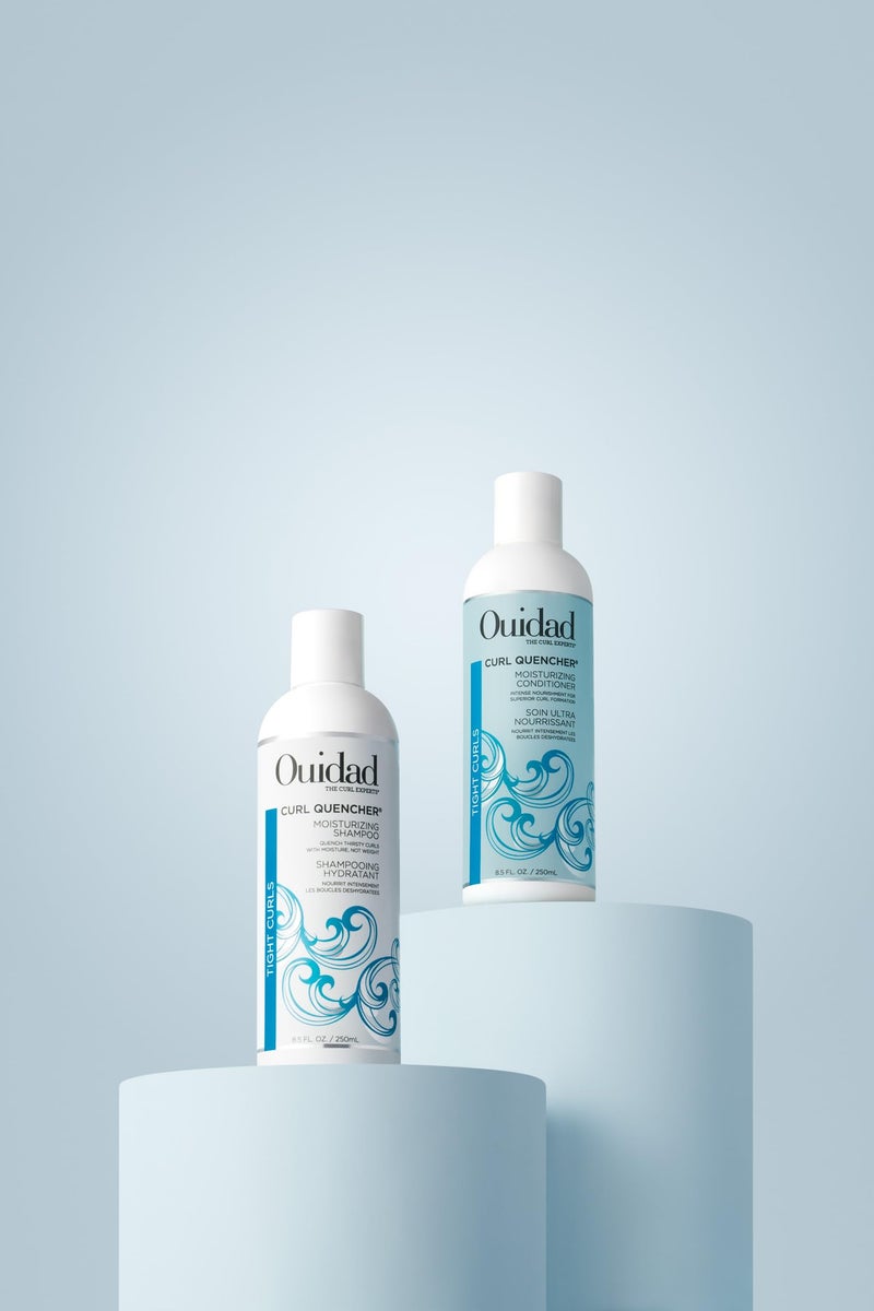 Ouidad Curl Quencher Moisturizing Conditioner - 8.5 fl oz, Curl Defining, Soft, Nourished & Hydrated Curls, Helps Repair Damage, Creamy Detangling Conditioner, For Tight Curls - Image 4