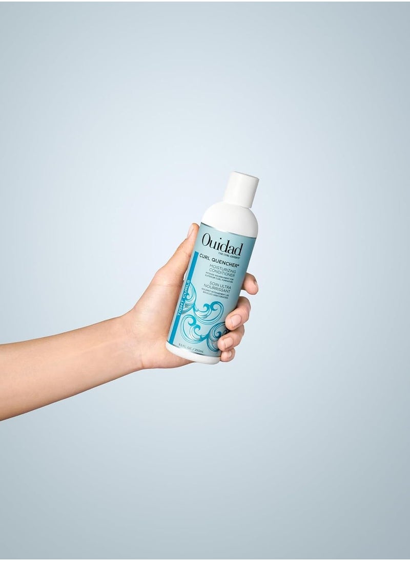 Ouidad - Ouidad Curl Quencher Moisturizing Conditioner, Curl Defining Hair Conditioner for Soft, Nourished & Hydrated Curls, Helps Repair Damage, Creamy Detangling Conditioner, For Tight Curls - Image 1