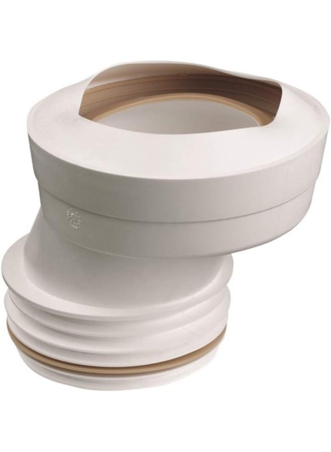 Royal Apex High Quality Standard Wc Connector Toilet Pan Connector (Offset 40 Mm) - Image 1