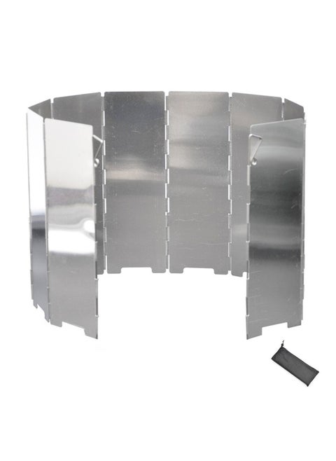 Camping and outdoor travel portable folding ultra-light folding windshield