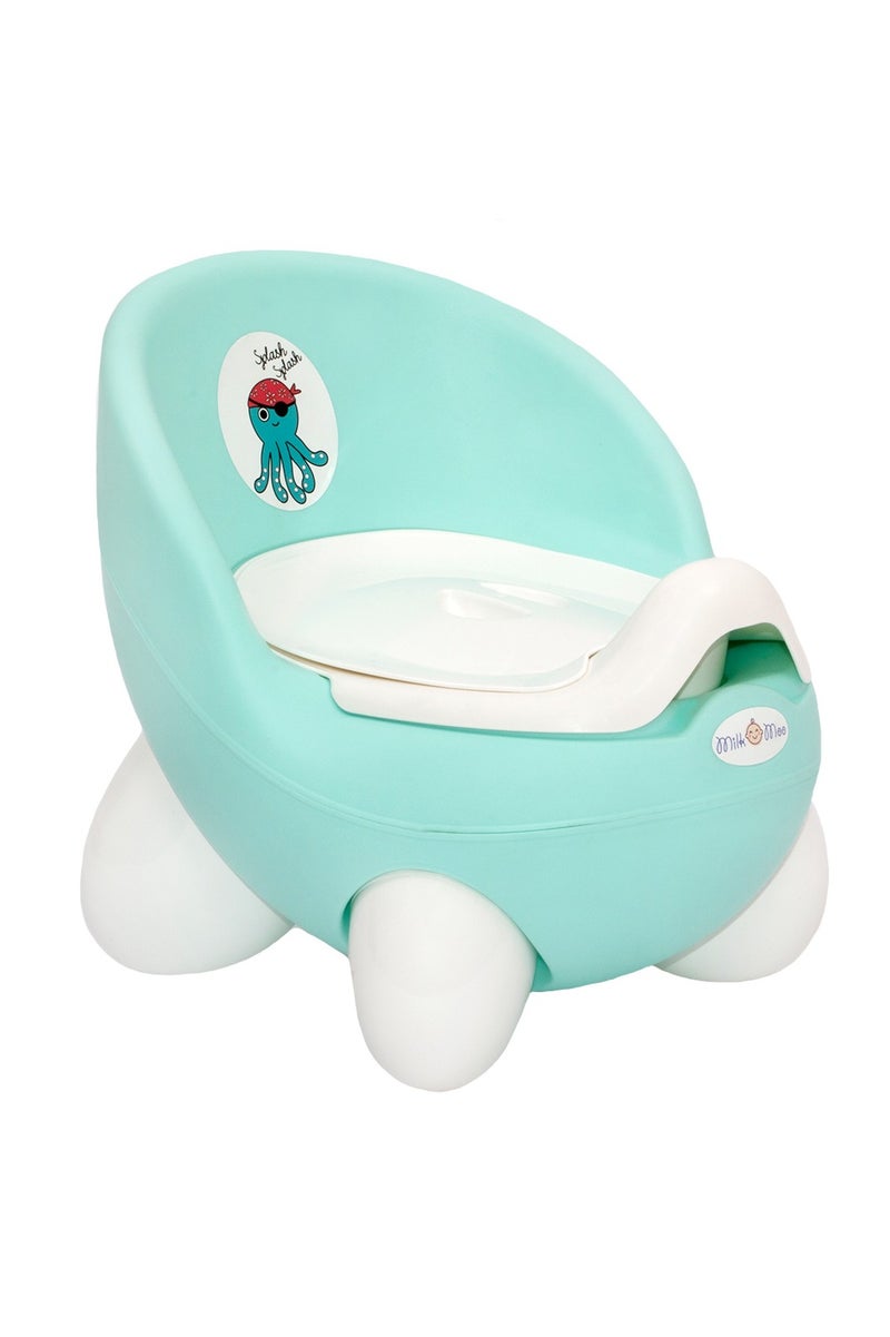 Milk & Moo Potty Chair, BPA Free Potty Training Seat Toilet, Safe, Comfortable, Non Slip, Has Lid and Removable Container, Easy To Clean, Toddler Potty, For Baby Girls and Boys - Image 1