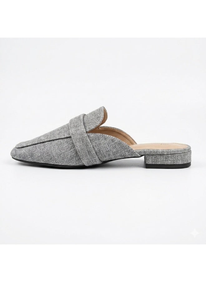 SKY WING Mules for Womens Flats Buckle Backless Loafers Comfortable Casual And Fashion Business Slip On Shoes - Image 2