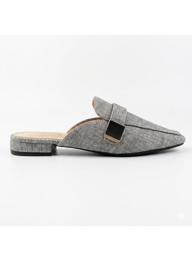 SKY WING Mules for Womens Flats Buckle Backless Loafers Comfortable Casual And Fashion Business Slip On Shoes - Image 1