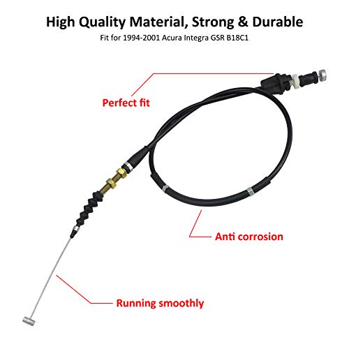 AUGREX 17910-ST7-L01 Throttle Cable for Honda Acura Integra GSR VTEC Models 1994-2001 B18C1 Throttle Cable Wire B Series - Image 3