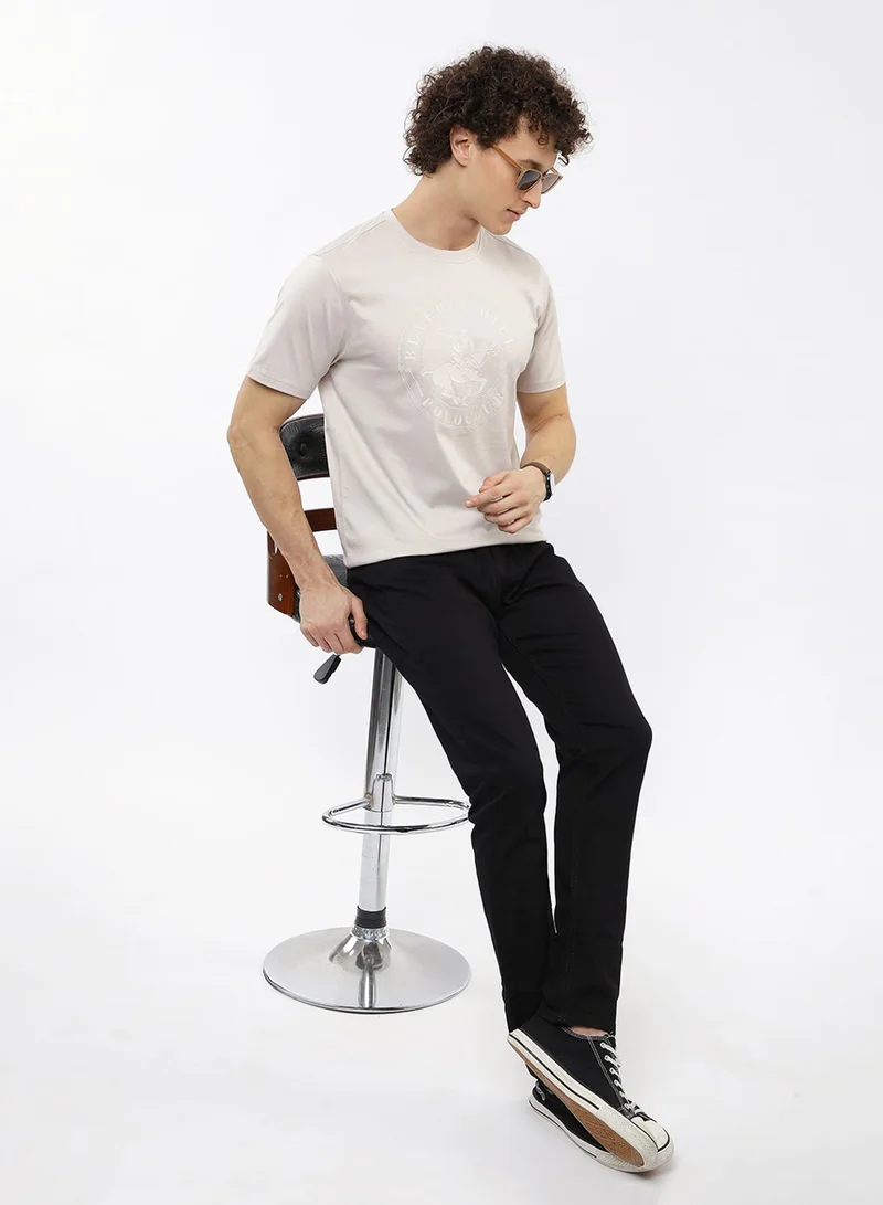 BEVERLY HILLS POLO CLUB  Graphic Crew Neck T-Shirt for Men | Best Price UAE