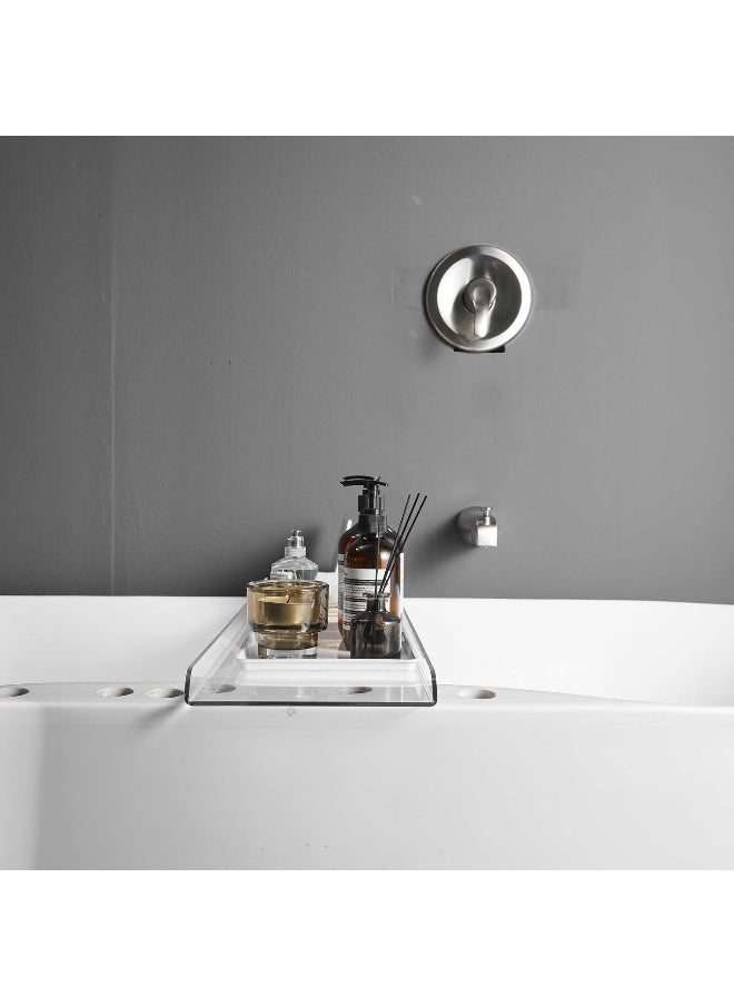 Generic MUYEDRAIN Bathtub Tray Over Bathtub Racks Bath Caddy for The Elegant Tub Bathroom Caddy fits All bathtubs  - Image 2