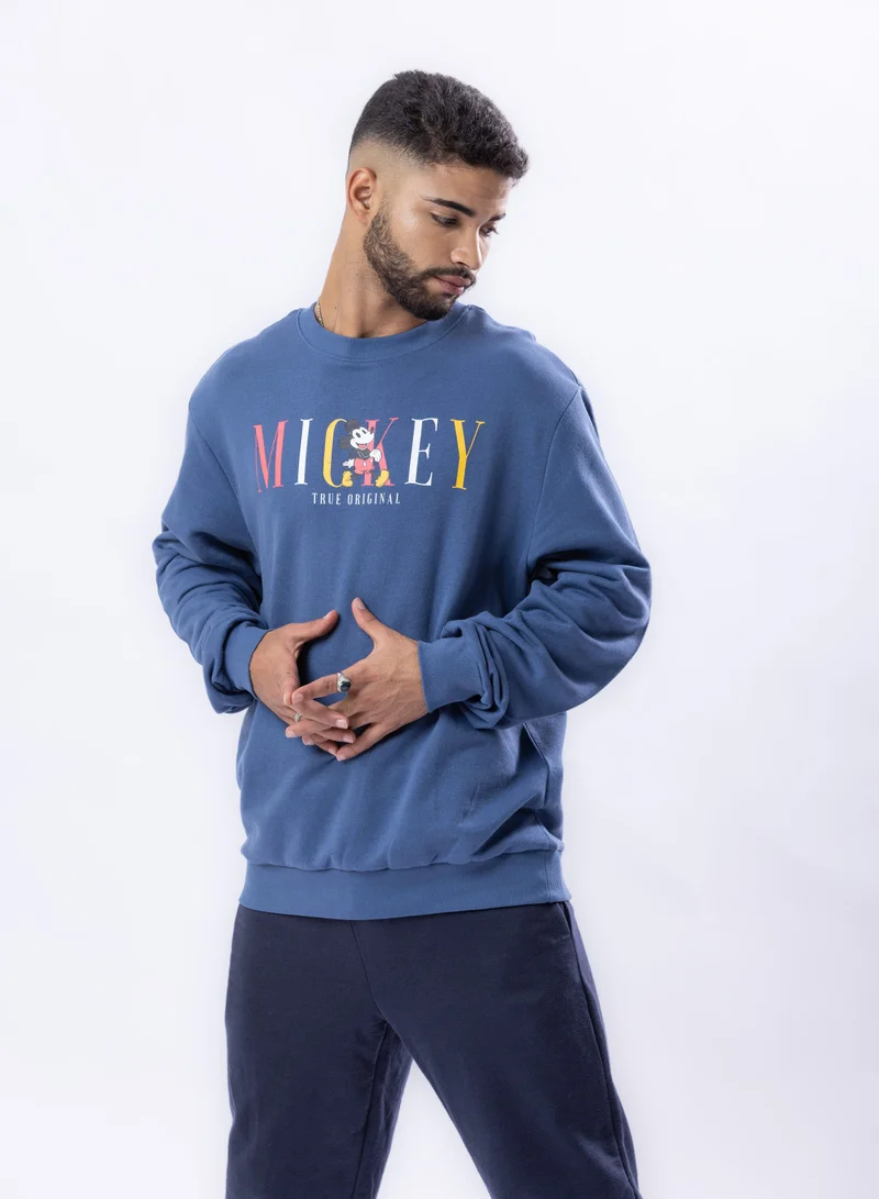 Disney Urban Haul X Disney Mickey Men's Oversized Sweatshirt
