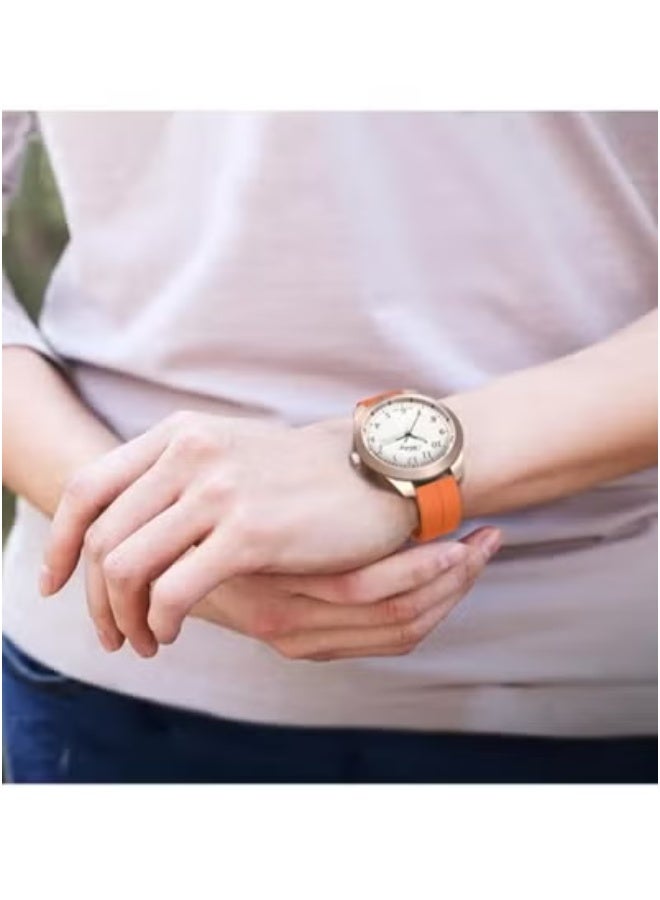 TIGER Magnetic Watch Band 22mm for Men – Quick Release Soft Silicone Sport Strap with Secure Magnetic Clasp – Skin-Friendly, Lightweight & Sweat-Resistant Replacement Wristband Compatible with Standard 22mm Smartwatches – Comfortable & Easy to Install - Image 2