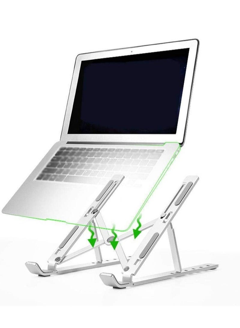 ELTRAZONE Adjustable Folding Portable Office Holder Black - Image 1