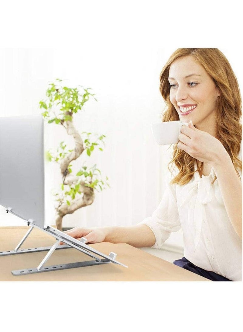 ELTRAZONE Adjustable Folding Portable Office Holder Black - Image 2