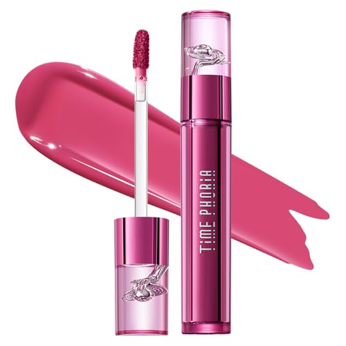 TIMEPHORIA Altera Blurring Tint Lip Stain, Glossy to Soft Matte Finish, Blur Lip Lines, Weightless No-Sticky Airy Velvet Texture, Vibrant Hydrating Long-Lasting Lip Makeup (007 Surge) - Image 1