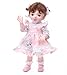 Cloveray BJD Dolls 14 Ball Jointed Doll Fullset 20 Inch 50cm Full Vinyl Girl with 15 Articulated Joints and Brown Glass Eyes Art Collectible RebornStyle Doll for Ages 14 Gift Box Packaging - Image 4