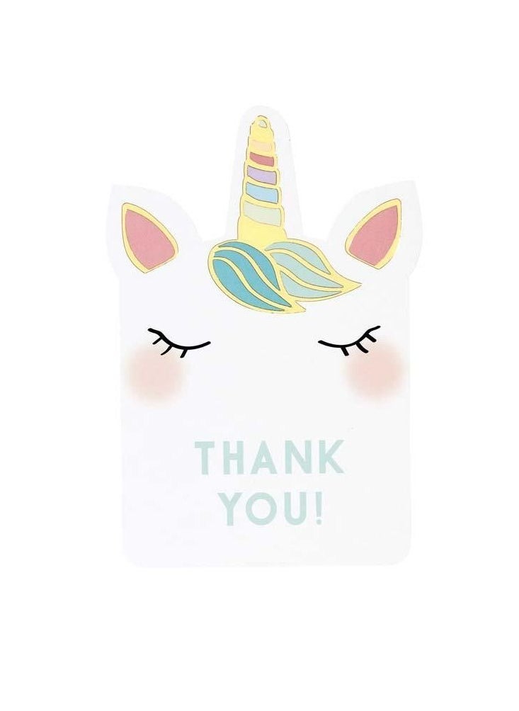 Talking Tables Unicorn Thank You Card  - Image 4