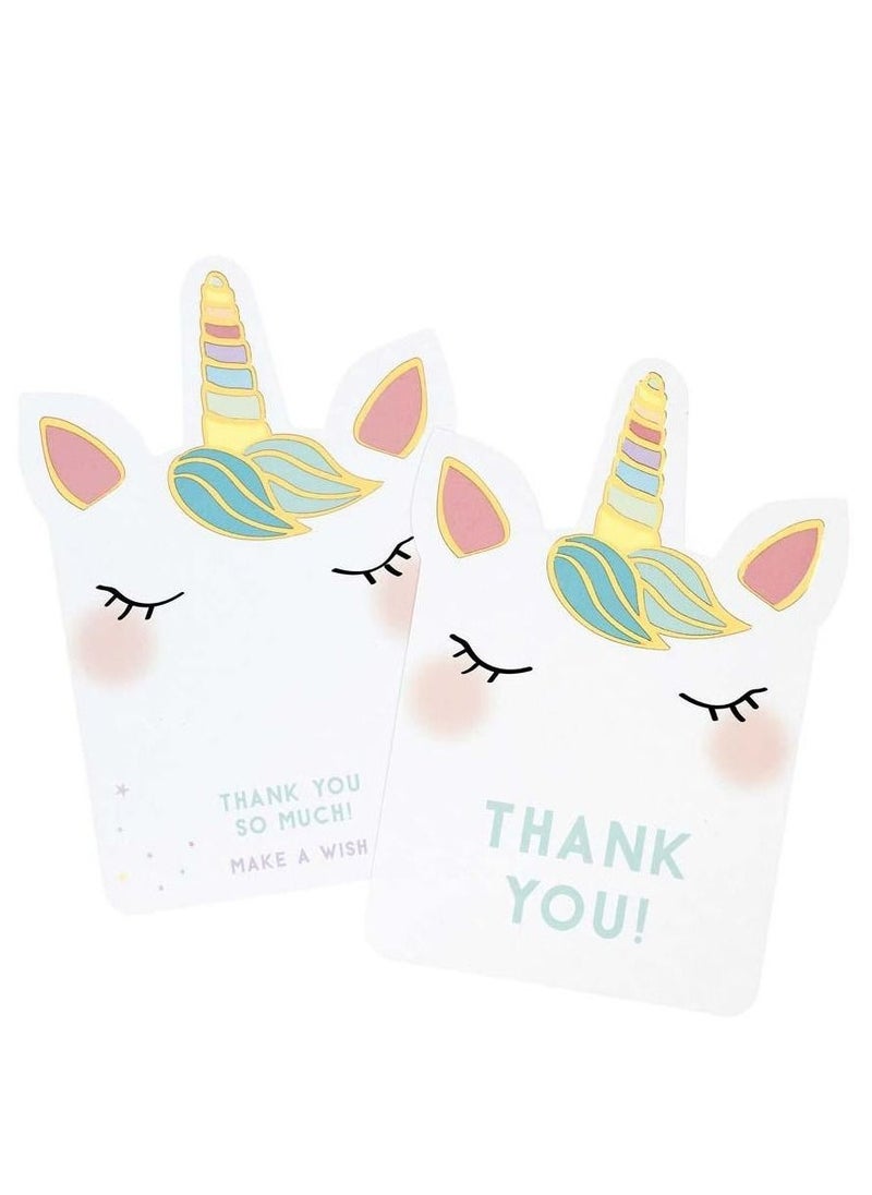 Talking Tables Unicorn Thank You Card  - Image 3
