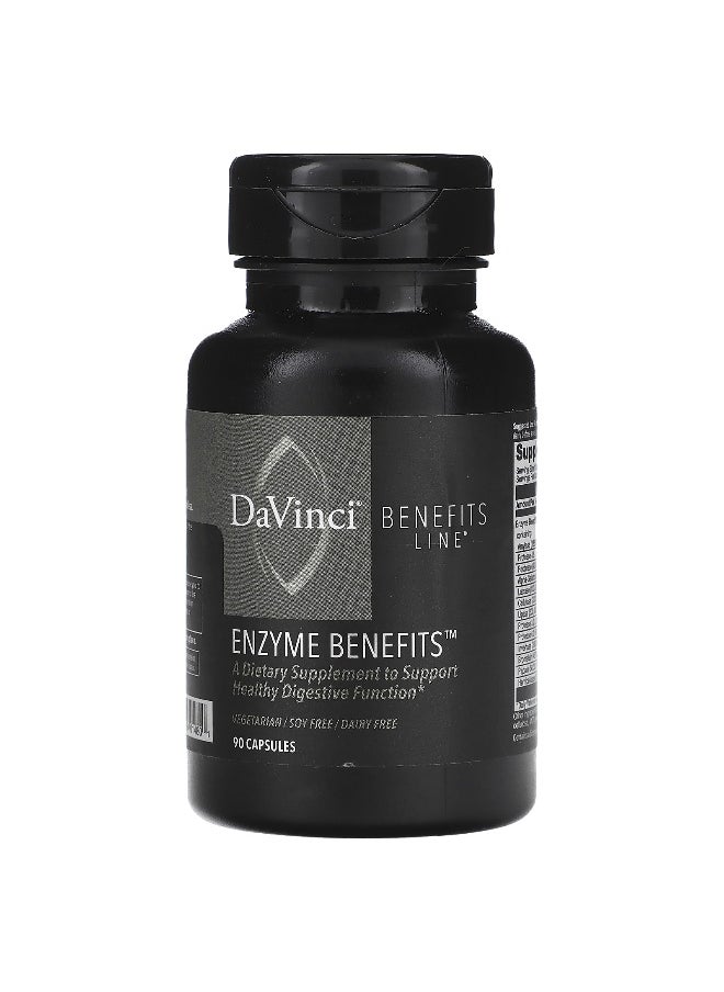 DaVinci Laboratories DaVinci Laboratories, Enzyme Benefits , 90 Capsules  - Image 1