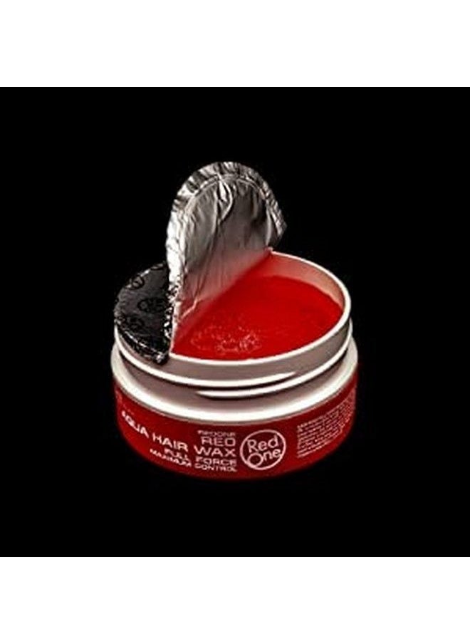 Red One - Redone Aqua Hair Wax Maximum Hold Full Force Hair Gel 150Ml (6 Pack) Red - Image 1