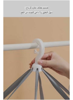 ELIKLIV Hanging Dryer Net Foldable Drying Rack Net Dryer 3 Layer Folding Fish Net With Zipper For Fish, Vegetables, Fruits, Herbs  - Image 5
