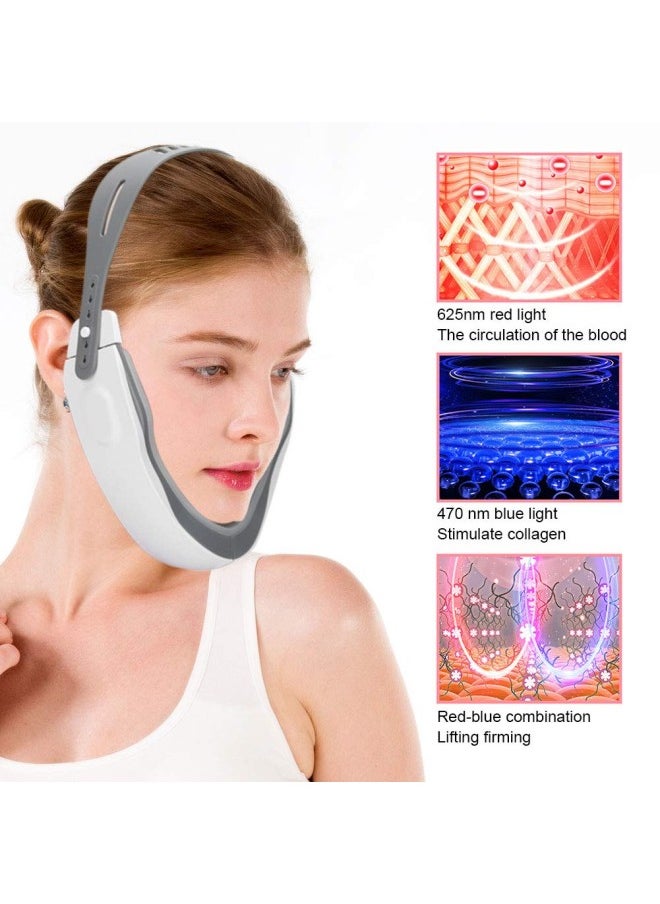 V-Face Massager, Face Lifting Device, Machine for Double Chin, Double Chin Removing Face Lifting Device Chin V-Line Up Lifting Band Double Chin Remover Anti Aging Device