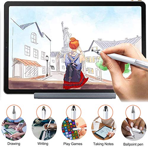 Penyeah Stylus Pen for Touchscreen - Versatile 4 in 1 High Sensitivity and Precision Tablet Stylus Pen, Universal for iPad,iPhone,Samsung,Android All Capacitive Touch Screens-White - Image 2