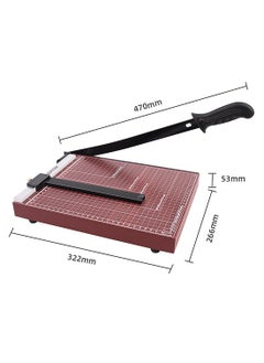 Paper Cutter Heavy Duty Cut Length Professional Large Paper Cutter 12-Sheet Capacity Guillotine Paper Cutter for Cardstock, Safety, Efficience, Wide Use for Office, School, Home - pzsku/ZF98E75319834D15E8BD4Z/45/_/1740536734/936f7ddc-df10-4bea-9f30-5e7f12c6dba1