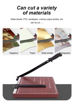 Paper Cutter Heavy Duty Cut Length Professional Large Paper Cutter 12-Sheet Capacity Guillotine Paper Cutter for Cardstock, Safety, Efficience, Wide Use for Office, School, Home - pzsku/ZF98E75319834D15E8BD4Z/45/_/1740536735/16315b64-057d-4cbc-a809-1d3700a3fffd