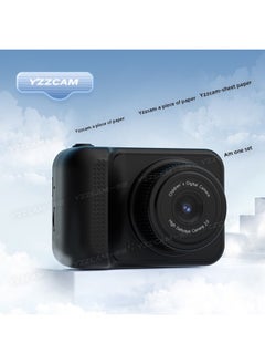 Generic HD Digital Retro CCD Student Party Camera Campus Photo Children Record Camera Female Birthday Gift-Body Color:44.0million Pixels-q1 Black -with 16g High-speed Card  - Image 1
