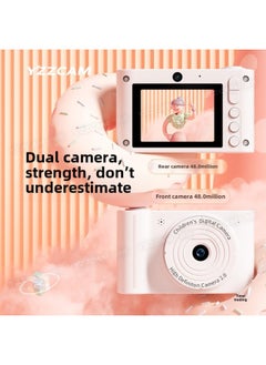 Generic HD Digital Retro CCD Student Party Camera Campus Photo Children Record Camera Female Birthday Gift-Body Color:44.0million Pixels-q1 Black -with 16g High-speed Card  - Image 4